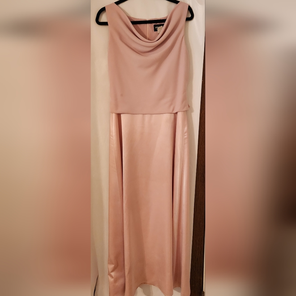 Arianna by Rachel Kay Pink Sleeveless Gown Size 12